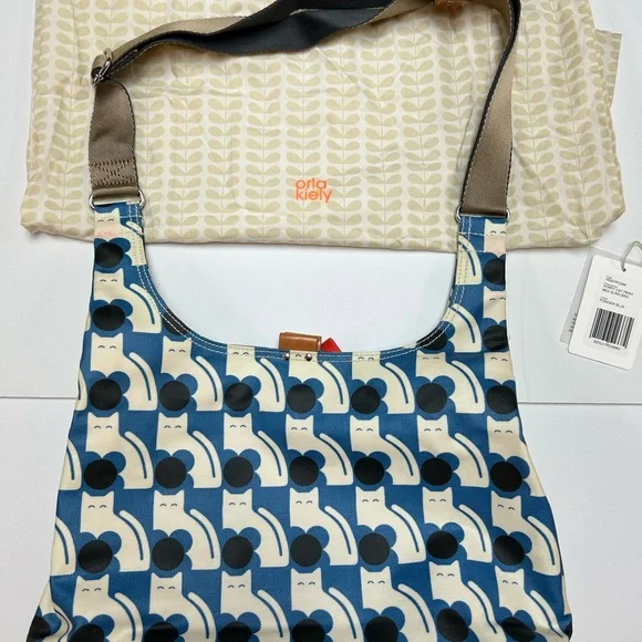 Orla Kiely Bags Orla Kiely Poppy Cat Print Midi Sling Bag In